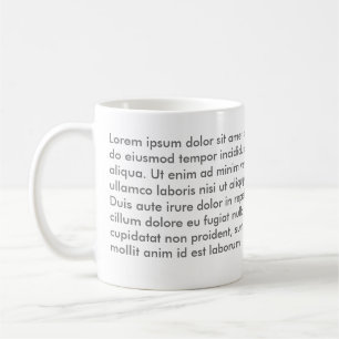 A dor do ipsum de Lorem senta a caneca do amet