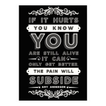 A Dor Irá Submeter O Poster Premium