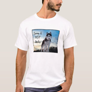 A "economia não está roubando" o t-shirt