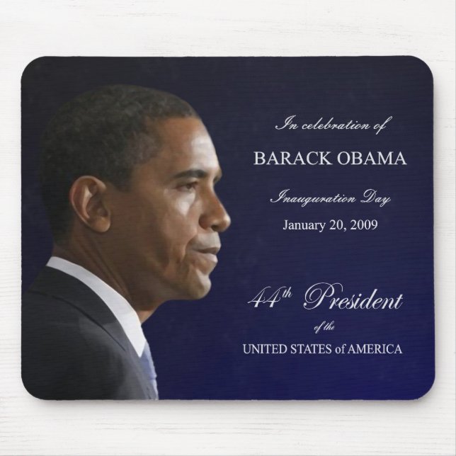 A edição Mousepad do coletor de Barack Obama (Frente)