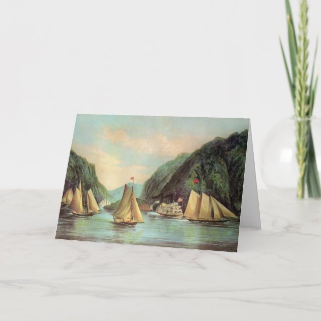 A entrada ao cartão das montanhas (Frente)