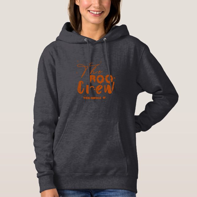 A Equipe do Boo Camiseta de Halloween para Mulhere (Frente)