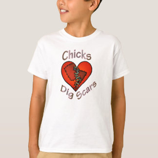 A escavação dos pintinhos Scars o t-shirt