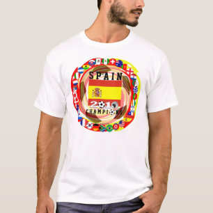 A espanha patrocina o t-shirt 2010 do campeonato