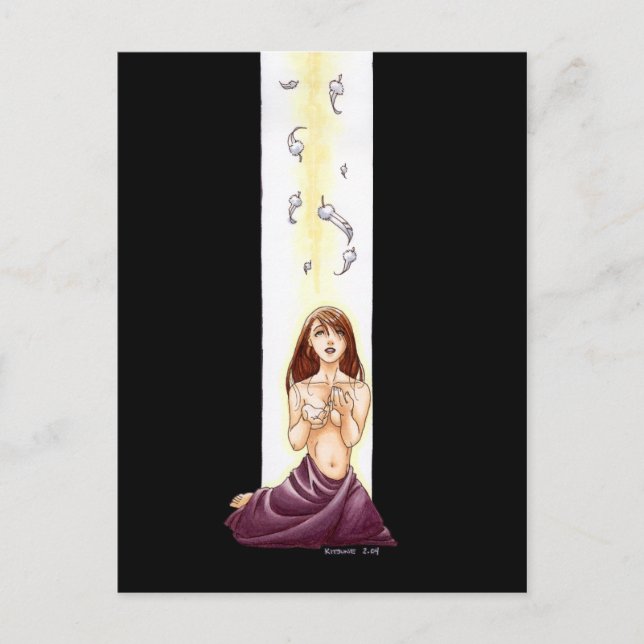 A esperança caiu no cartão postal (Frente)