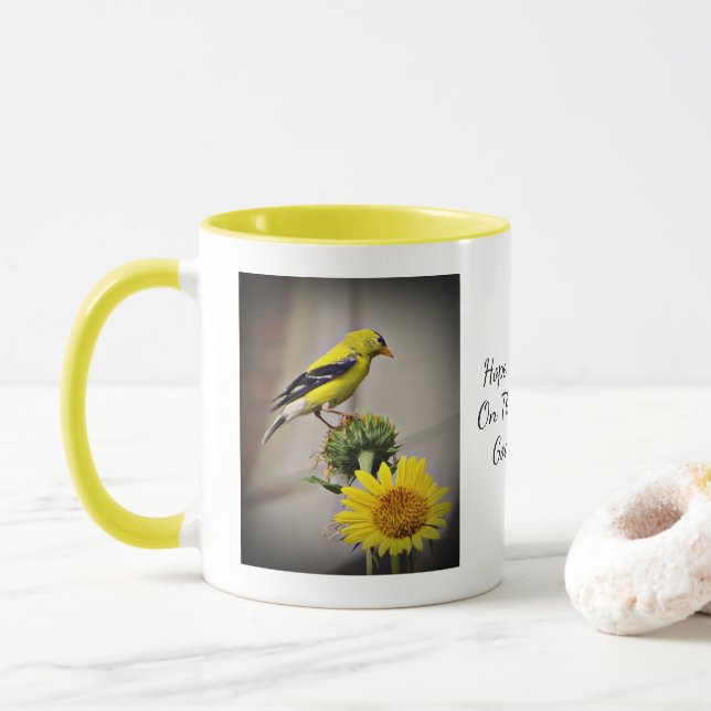 A Esperança Flutua no SVGAGF da Caneca de Bebida (Com Donut)