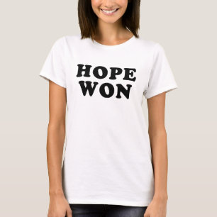 A esperança ganhou a camisa da vitória T de Obam