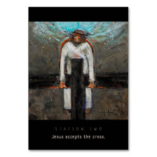 A estação dois, Jesus aceita o cartão transversal