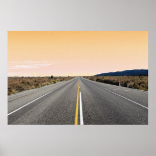 A estrada ao poster da nenhumaa parte 36 x 24