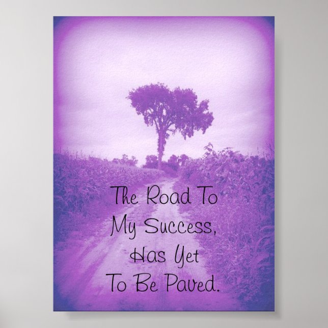 A estrada para o meu Poster de sucesso (Frente)