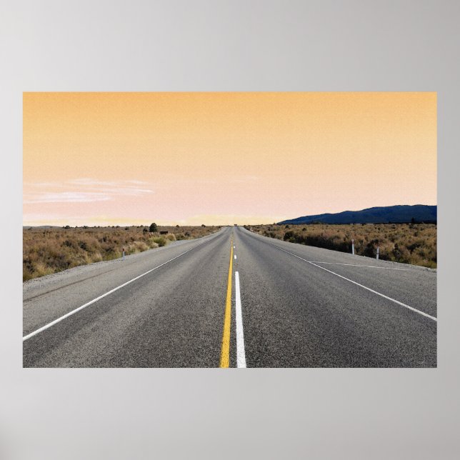 A estrada para o nada 36 x 24 Poster (Frente)