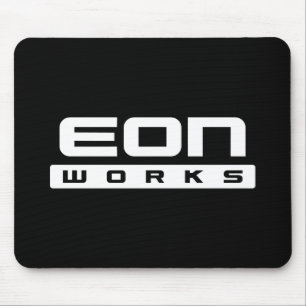 A eternidade trabalha o mousepad preto