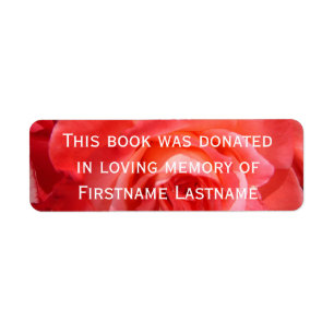 A etiqueta da doação do livro aumentou