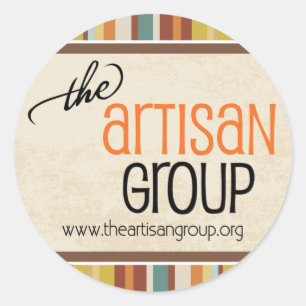 A etiqueta do grupo do artesão