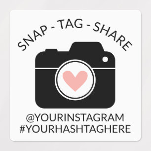 A Etiqueta do Heart Snap Compartilha Sua Hashtag e
