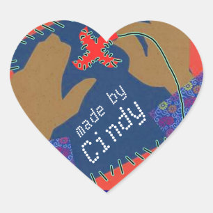 A etiqueta entrega a tapeçaria que estofa o nome