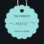 A etiqueta perfeita do favorito Mix, a etiqueta do<br><div class="desc">Estas são as etiquetas de presentes perfeitas para favores de chá de casamento/chá de panela. Você pode personalizar o texto frontal e traseiro,  bem como alterar as cores.</div>