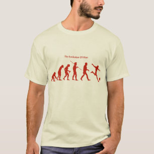 A evolução do t-shirt do homem (futebol)