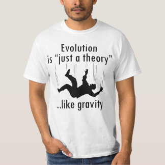 A evolução é apenas uma camisa dos homens da