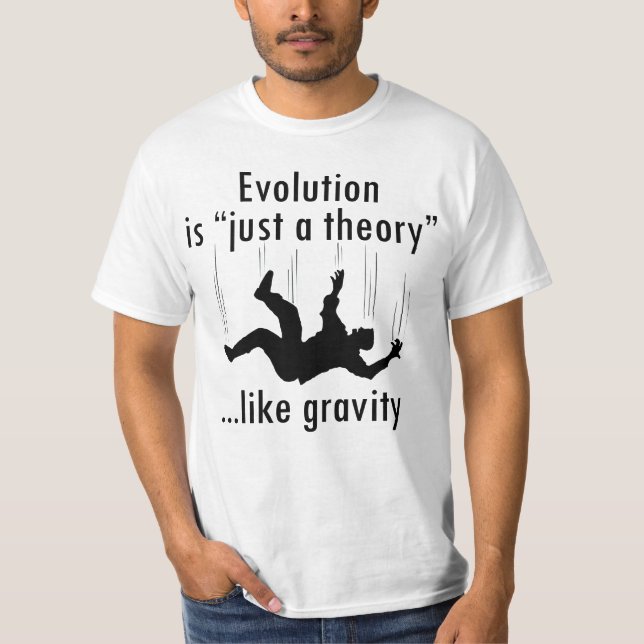 A evolução é apenas uma camisa dos homens da (Frente)