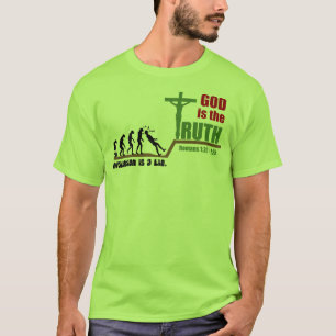 A evolução é mentira. O deus é o t-shirt da