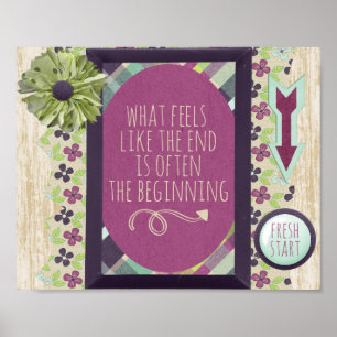 A extremidade é frequentemente o poster do começ