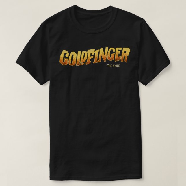 A faca Goldfinger T-Shirt (Frente do Design)