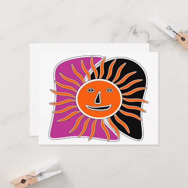 A face do sol sorridente (Frente/Verso In Situ)