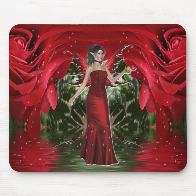 A fada Mousepad do rosa (Frente)
