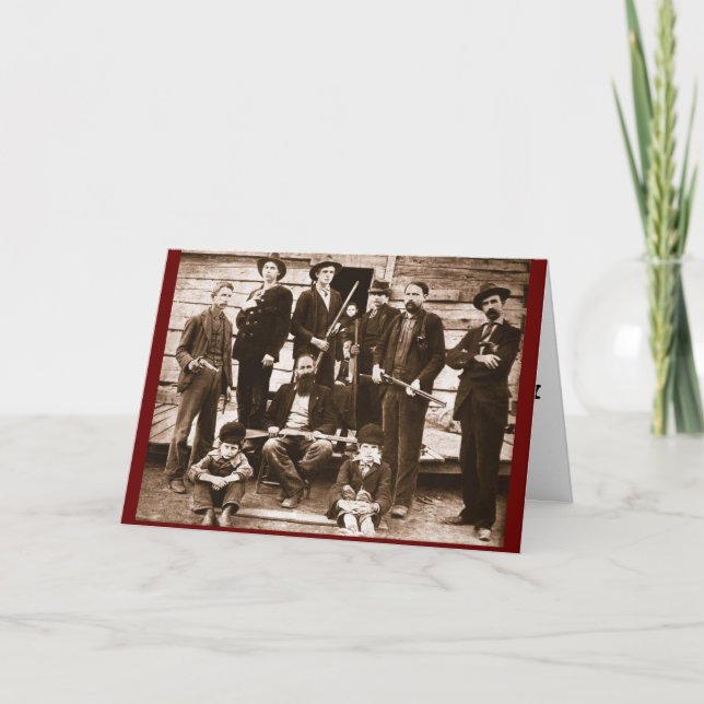 A FAMÍLIA DE HATFIELD APRESENTA CARTÕES DE ANIVERS (Frente)