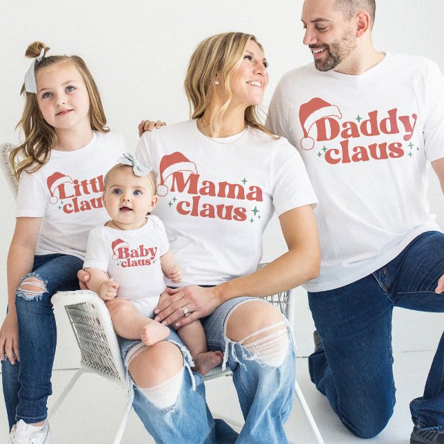 A Família Engraçada Camiseta Claus (Criador carregado)