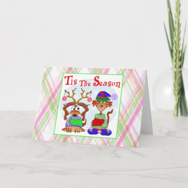 A família Pets cartões (Frente)