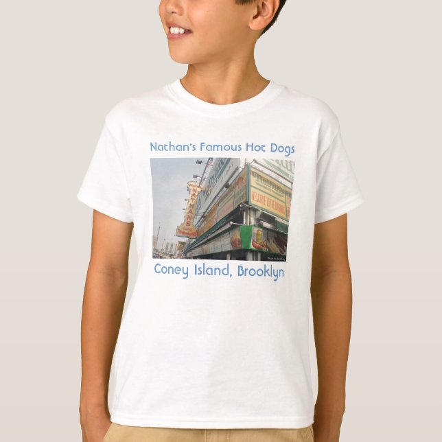 A famosa t-shirt do Nathan Hot Dogs Kid (Frente)