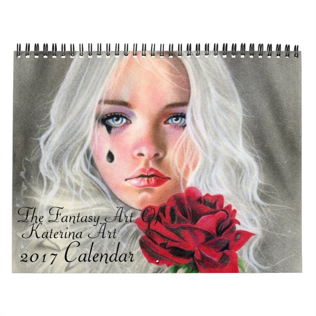 A Fantasia Art de Katerina Art 2017 calendário de  (Capa)