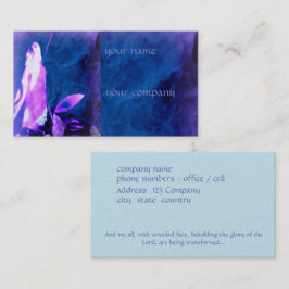 A fé baseou o cartão de visita, praying a figura