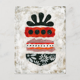 A Felicidade Importa Cartão Postal - Abstrato Art