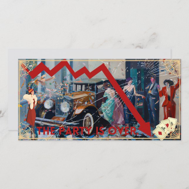 A festa acabou. (Frente/Verso)