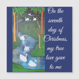 A Flock of Seven Swans-A-Swimming