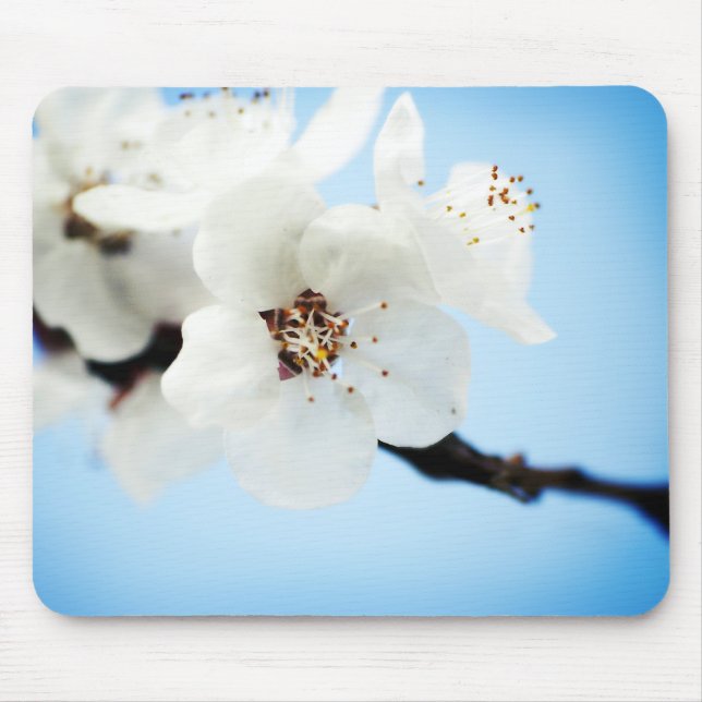 A flor nubla-se Mousepad (Frente)
