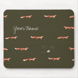 A floresta Foxes Mousepad