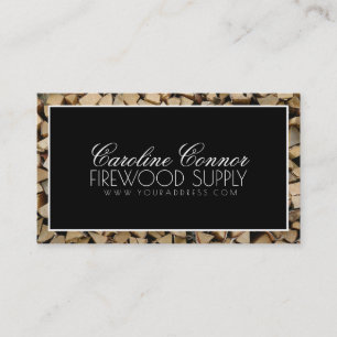 A fonte da lenha registra o cartão corajoso preto