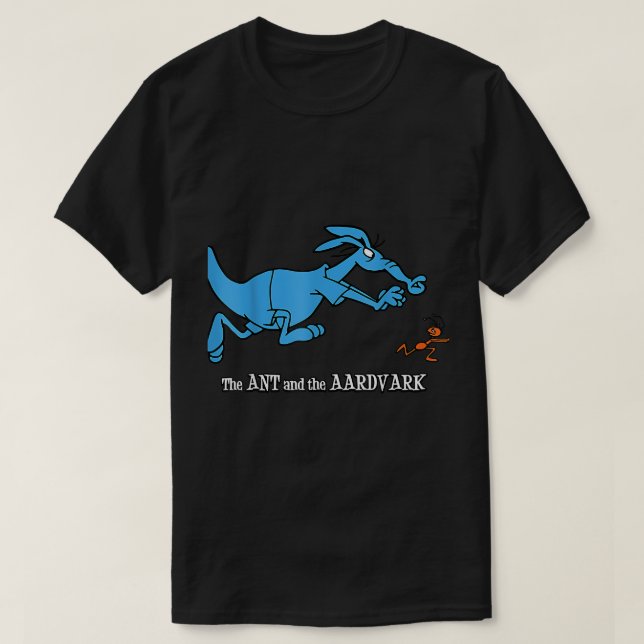 A Formiga e o Camiseta Aardvark (Frente do Design)