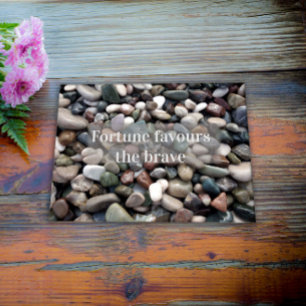 A fortuna do provérbio favorece a corajosa poster