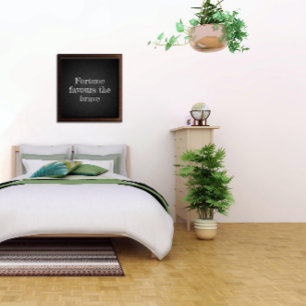 A fortuna favorece o poster de incentivo ao carvão