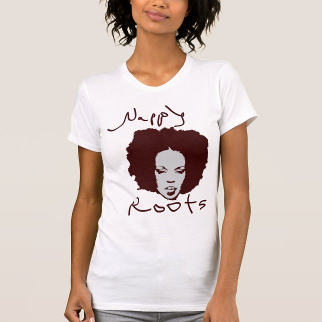 A fralda enraíza o t-shirt (Frente)