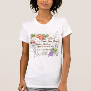 A fruta do espírito é amor, alegria, t-shirt da
