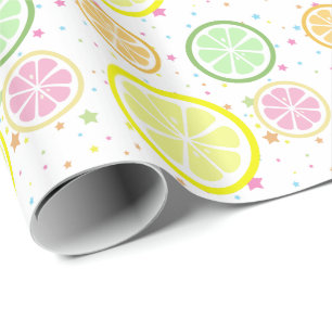 A fruta Stars o papel de embrulho