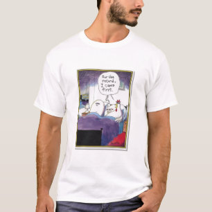 A galinha veio primeiro t-shirt