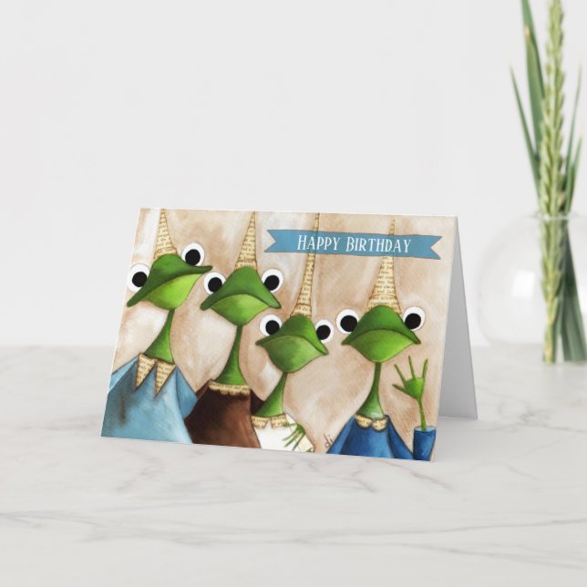 A Gangue - Cartão de Aniversário (Frente)