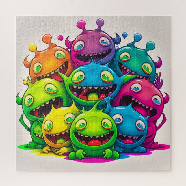 A gangue está aqui O Arco-Íris cria Quebra-cabeça (Vertical)